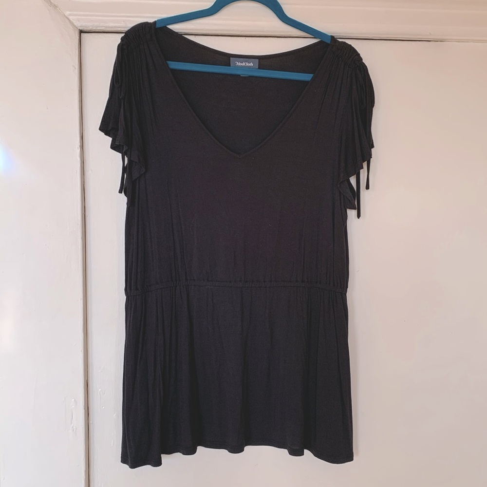 ModCloth peplum knit top